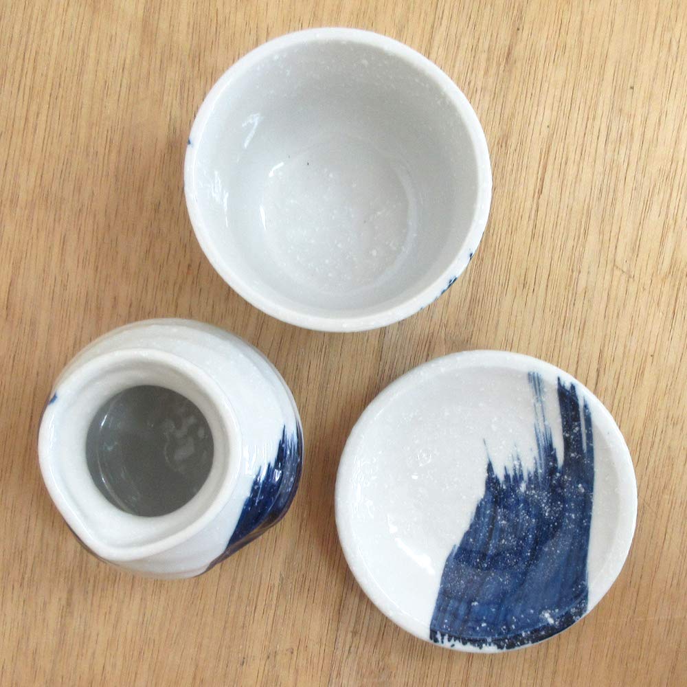 Amazon｜蕎麦猪口 薬味皿 そば徳利 セット 粉引ゴス刷毛 業務用 24a495